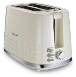 Morphy Richards Dimensions 220022 2 Slice Toaster - Cream.